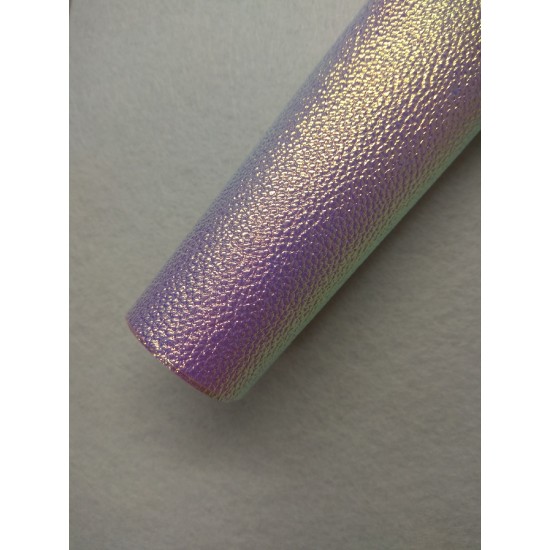 Экокожа (хамелеон-розовый) 20см х 30см, цена за лист